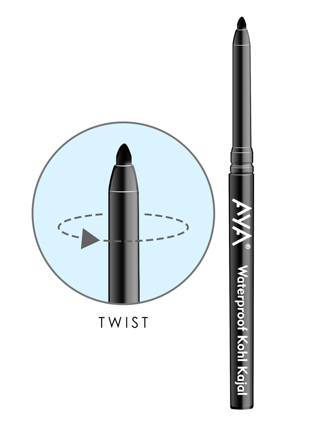 AYA Waterproof Kohl Kajal