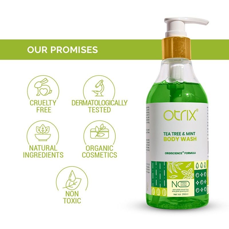Otrix Tea Tree & Mint Refreshing & Soothing Body Wash