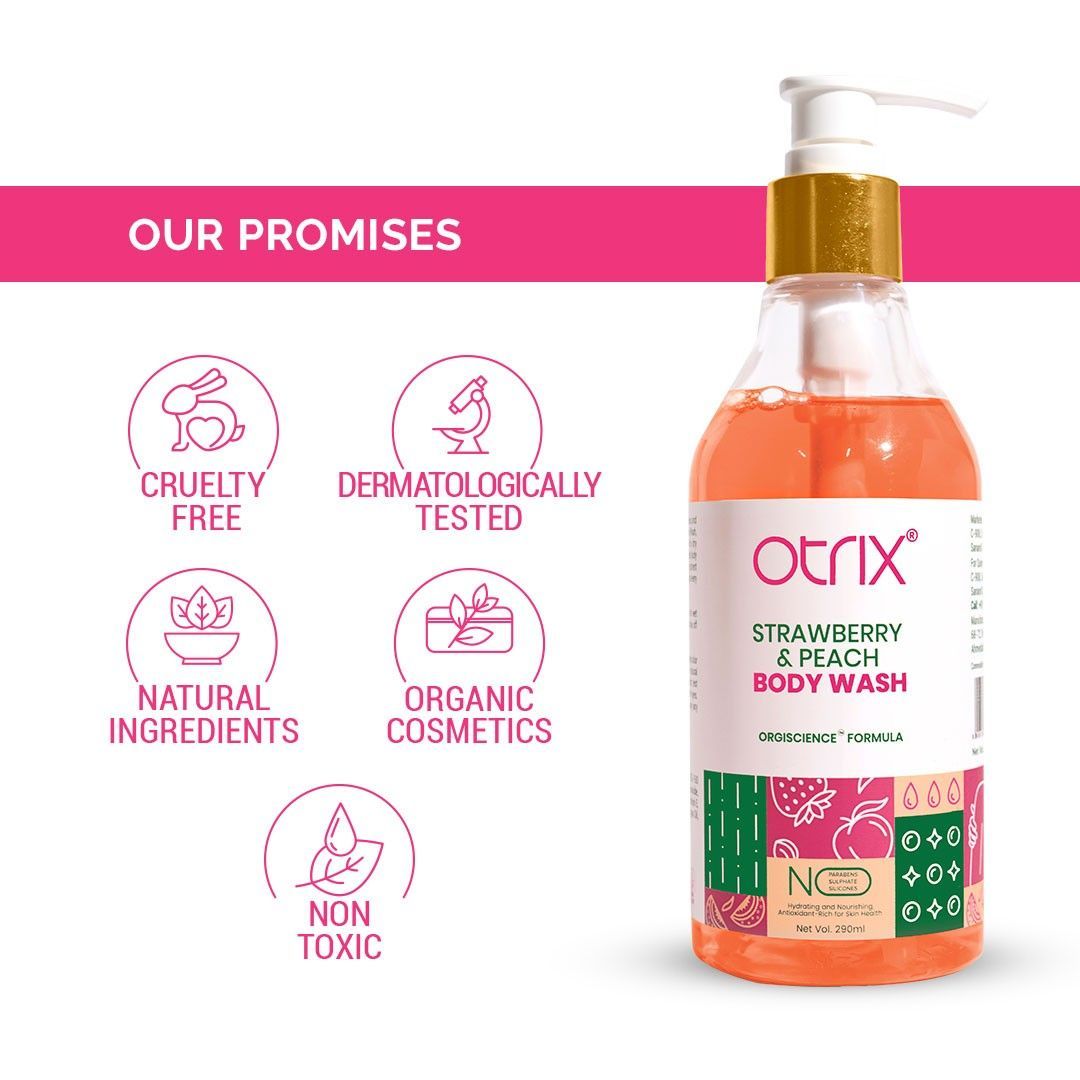 Otrix Strawberry & Peach Body Wash
