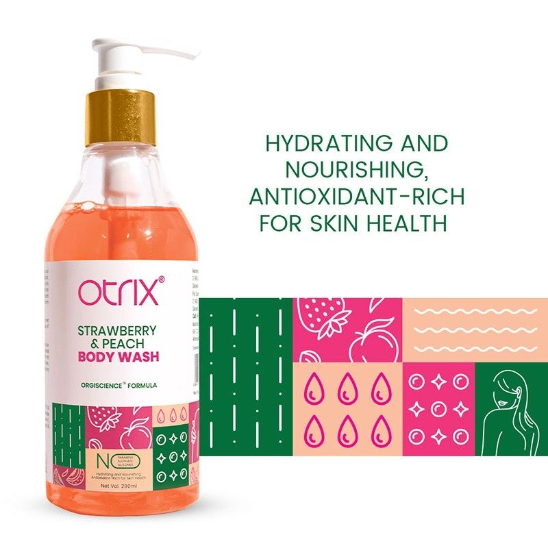 Otrix Strawberry & Peach Body Wash