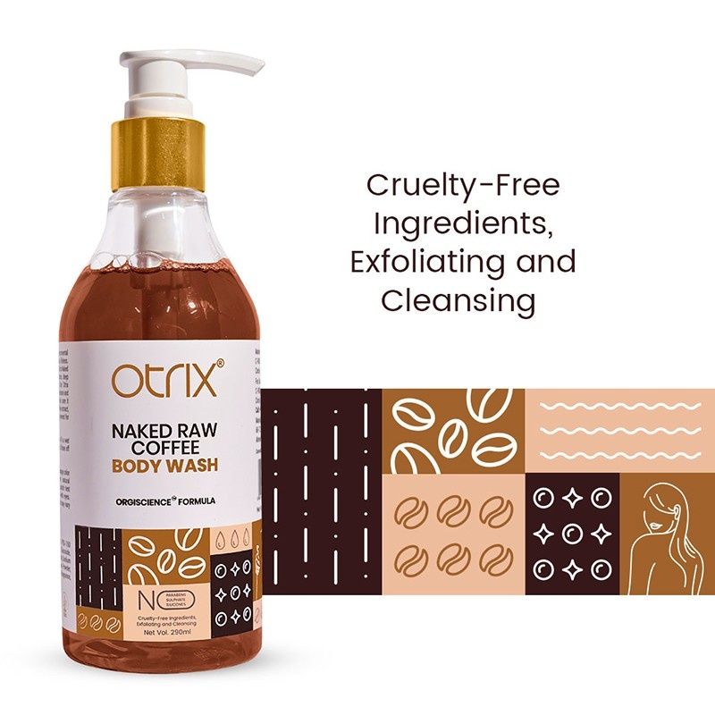 Otrix Raw Coffee Antioxidant-Rich, Exfoliating & Nourishing Body Wash