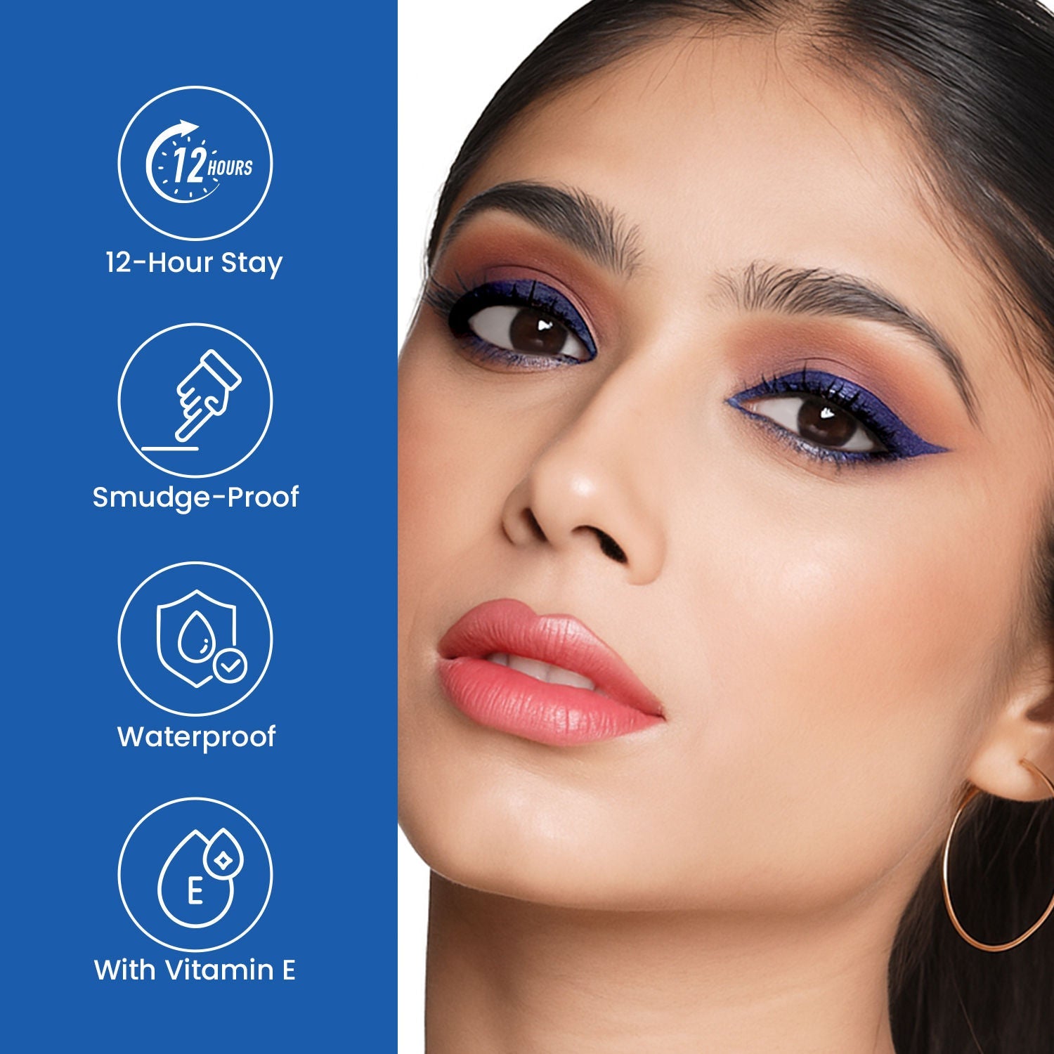 Swiss Beauty Intense Gel Kajal 12-Hour Stay Smudge-Proof with Sharpener
