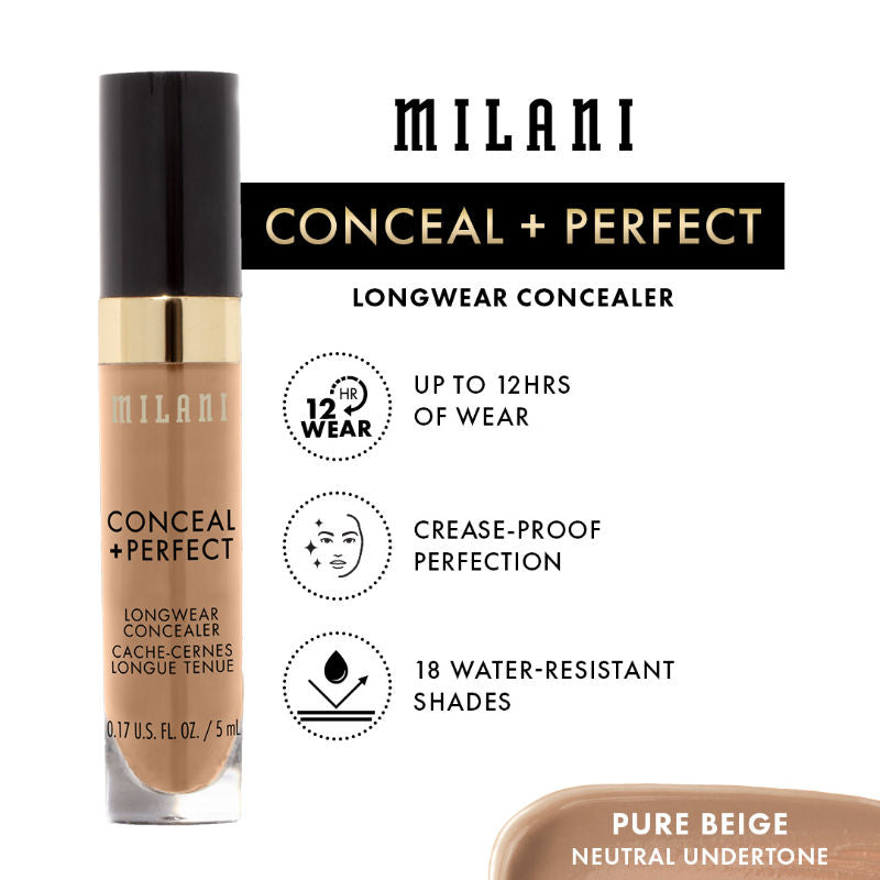 Milani Conceal + Perfect Longwear Concealer