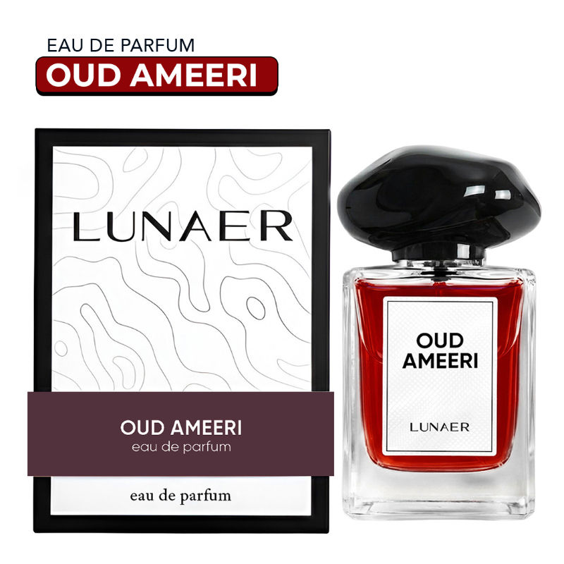 Lunaer Oud Ameeri Woody Perfume With Vanilla & Sugar Notes For Men & Women