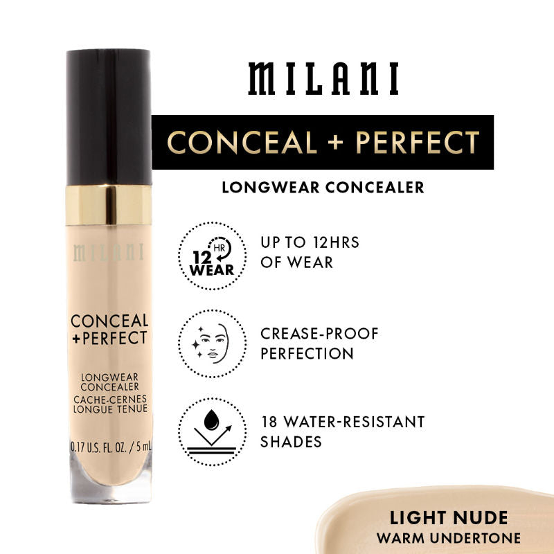 Milani Conceal + Perfect Longwear Concealer