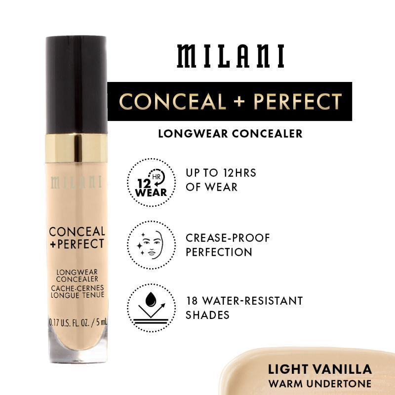 Milani Conceal + Perfect Longwear Concealer
