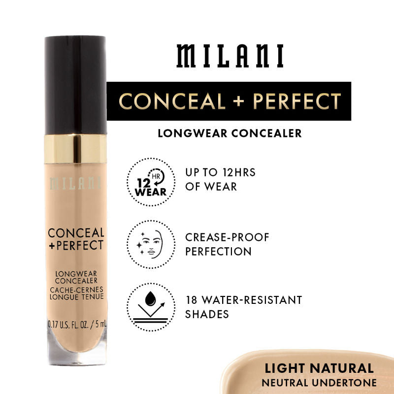 Milani Conceal + Perfect Longwear Concealer