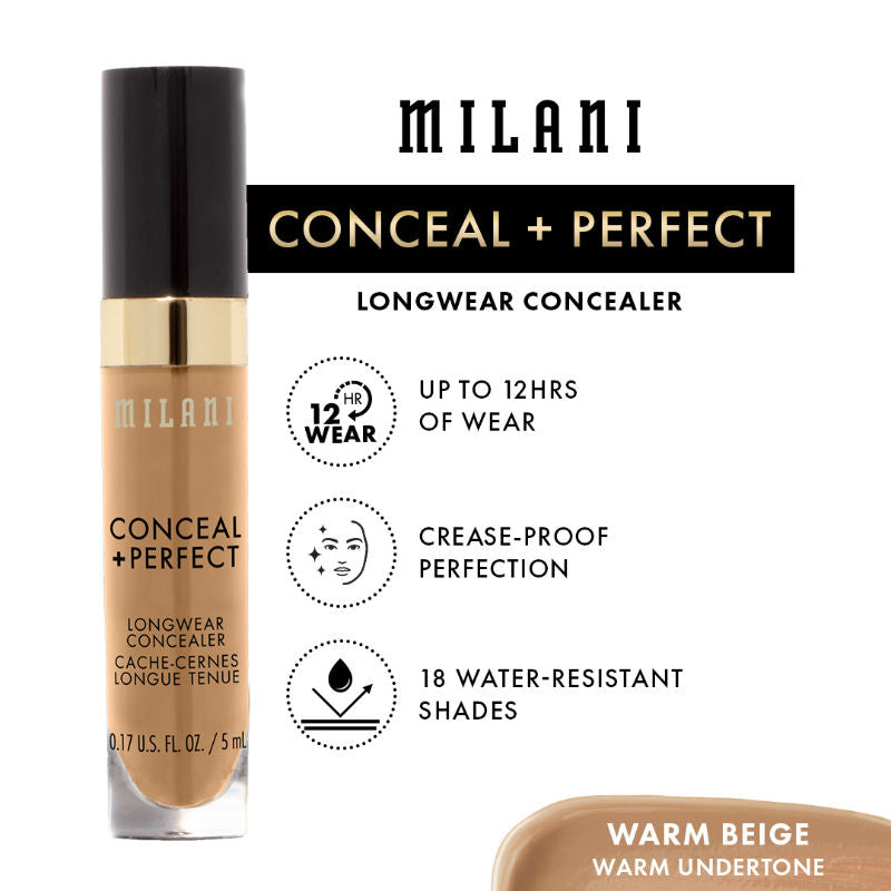 Milani Conceal + Perfect Longwear Concealer