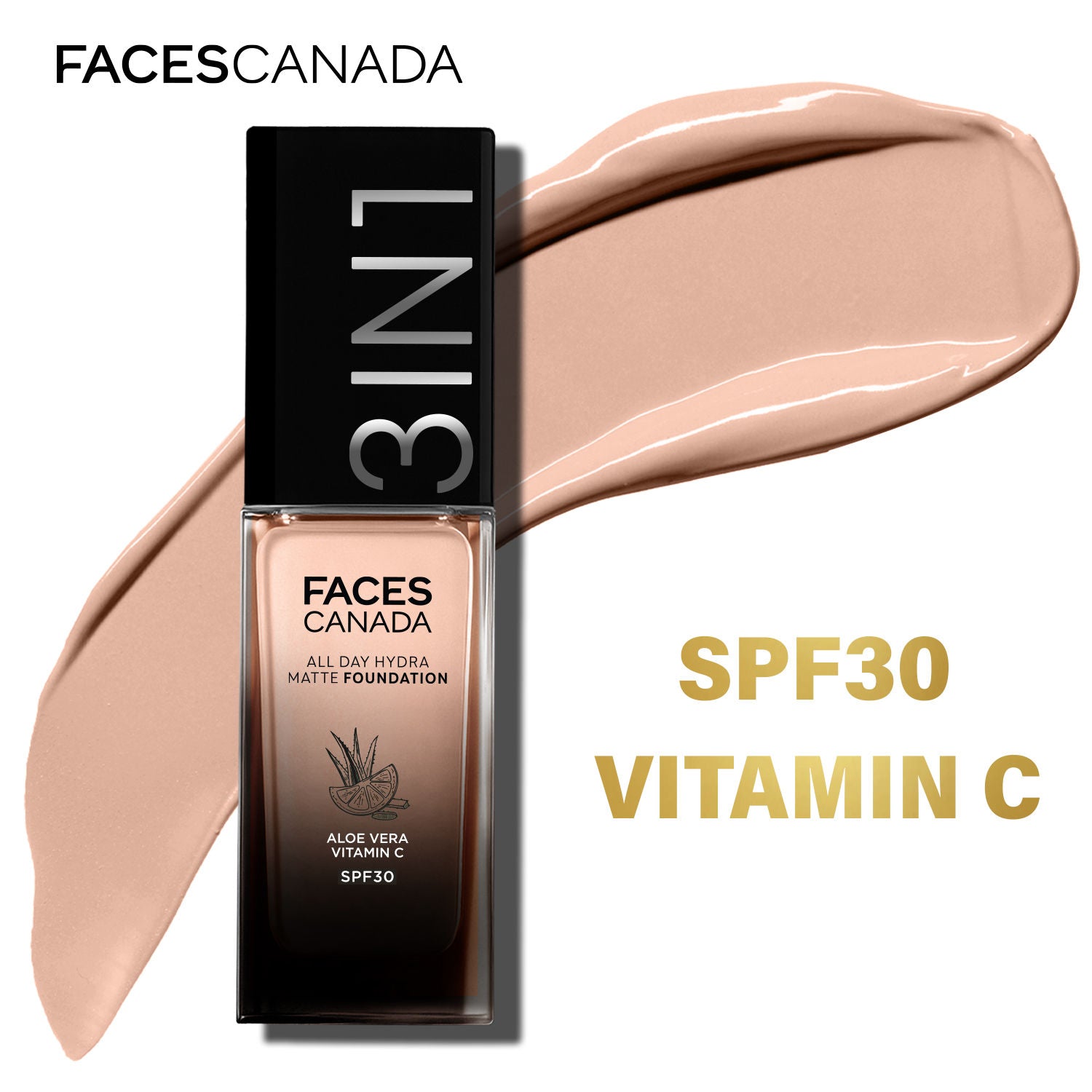 Faces Canada 3 In 1 All Day Hydra Matte Foundation