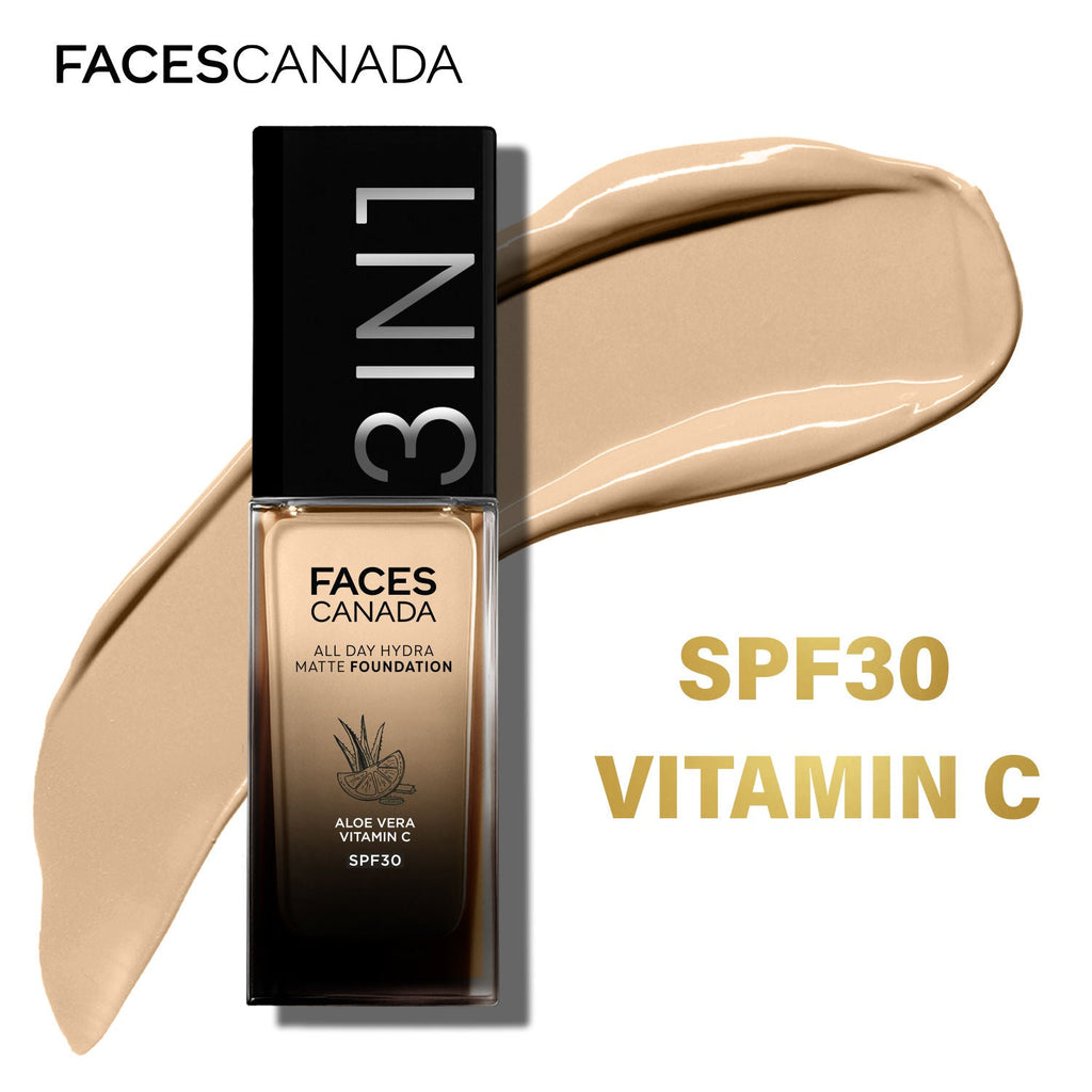 Faces Canada 3 In 1 All Day Hydra Matte Foundation