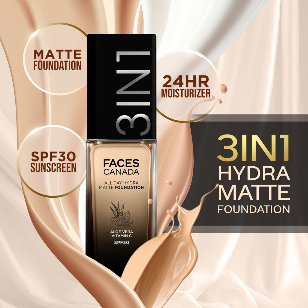 Faces Canada 3 In 1 All Day Hydra Matte Foundation