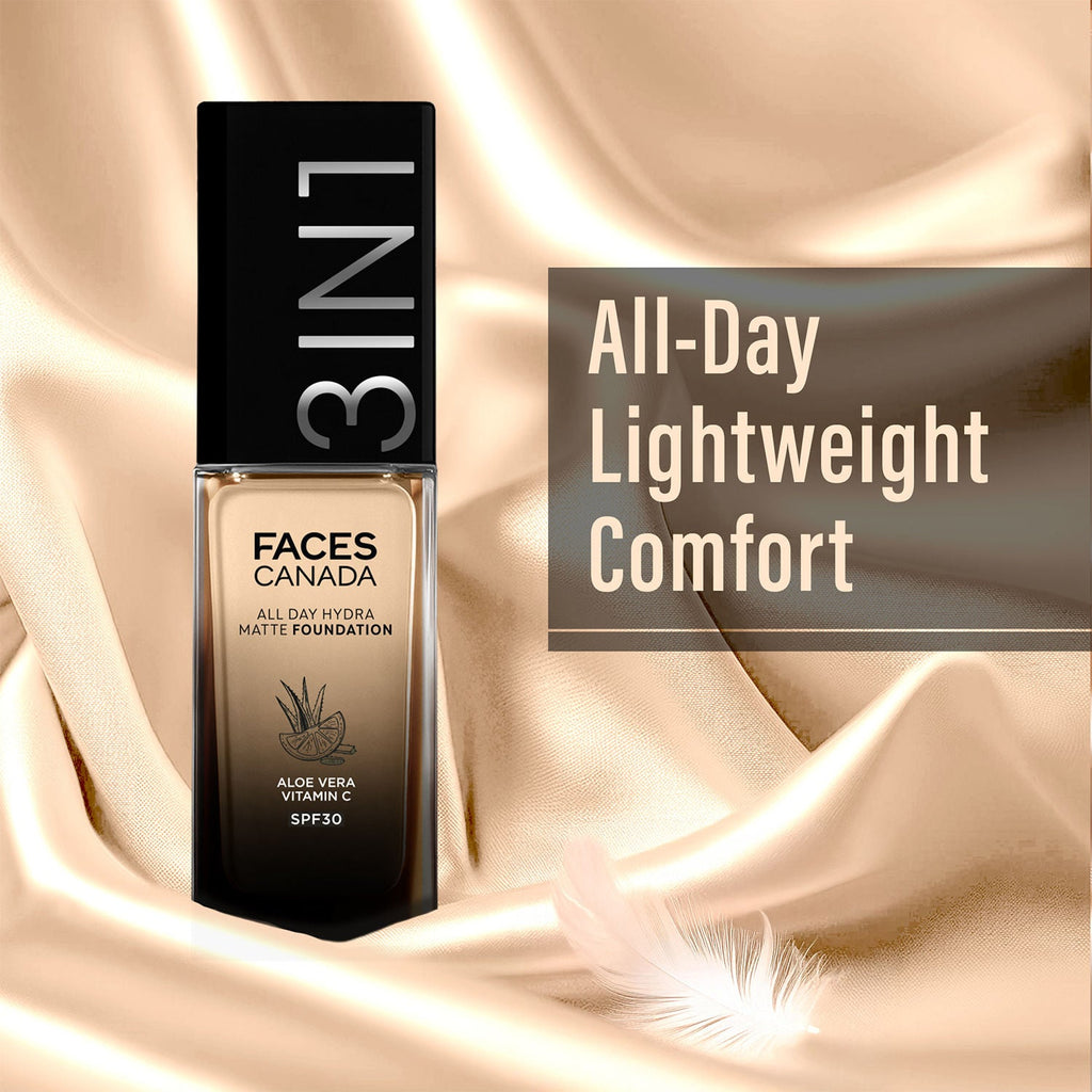 Faces Canada 3 In 1 All Day Hydra Matte Foundation