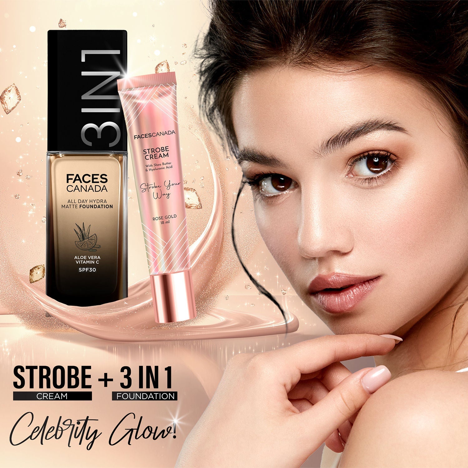 Faces Canada 3 In 1 All Day Hydra Matte Foundation
