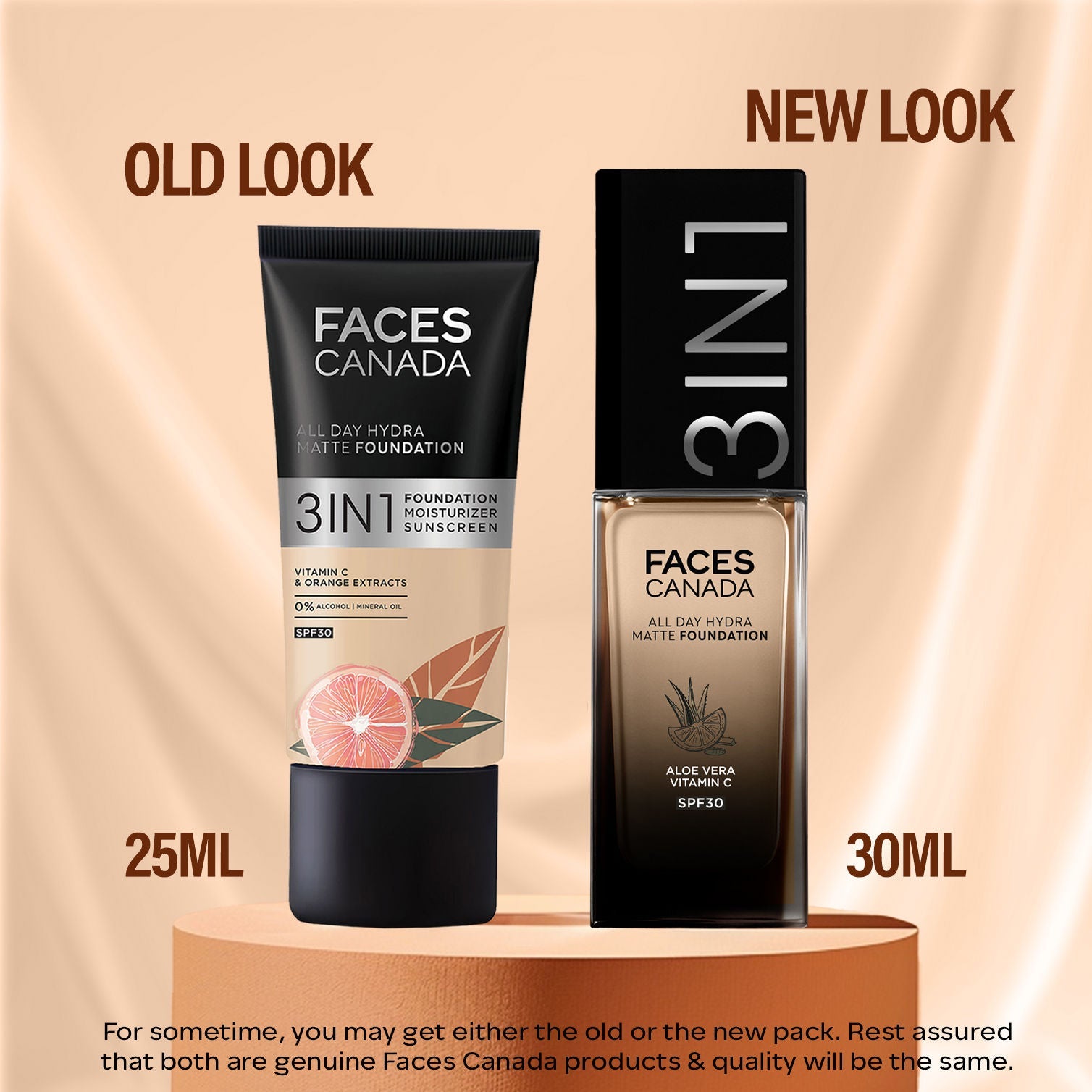 Faces Canada 3 In 1 All Day Hydra Matte Foundation