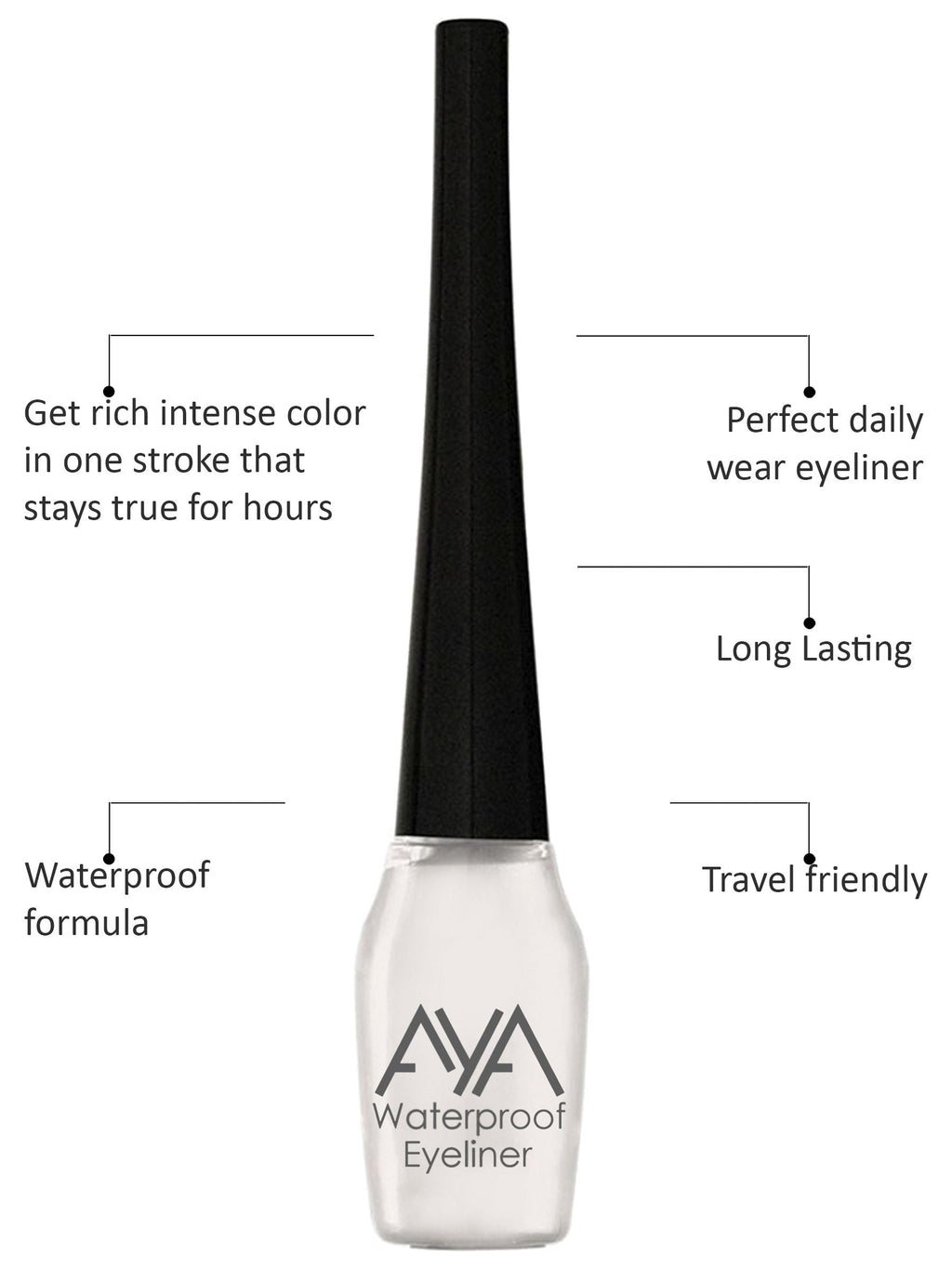 AYA Waterproof Eyeliner - White