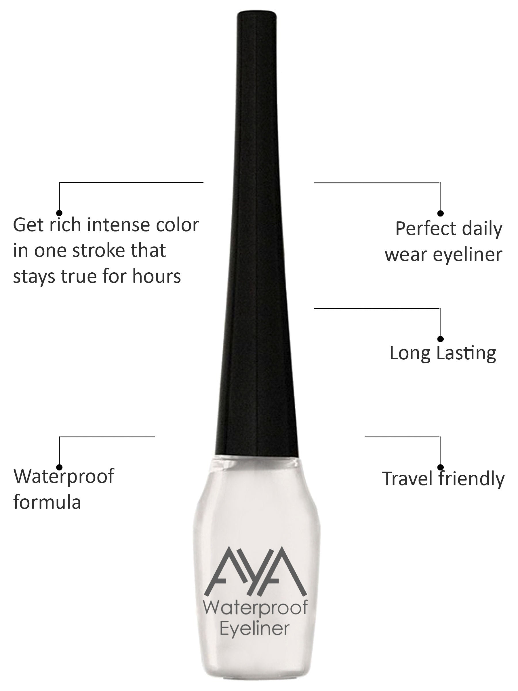 AYA Waterproof Eyeliner - White