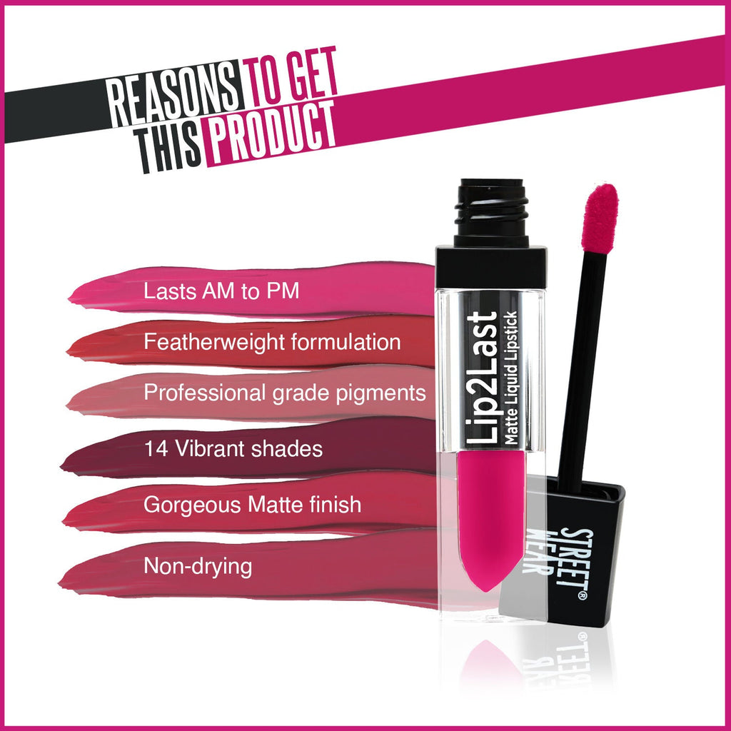 Street Wear Lip2last Matte Liquid Lipstick