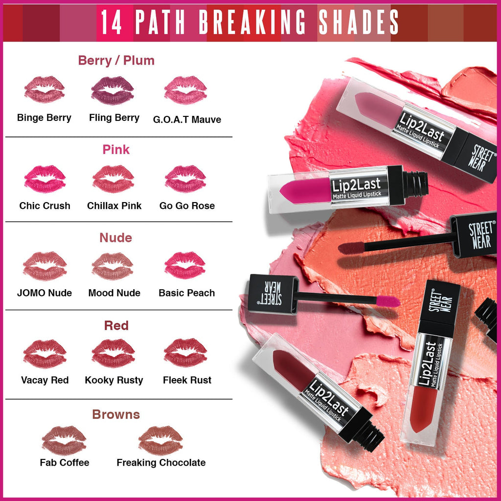 Street Wear Lip2last Matte Liquid Lipstick