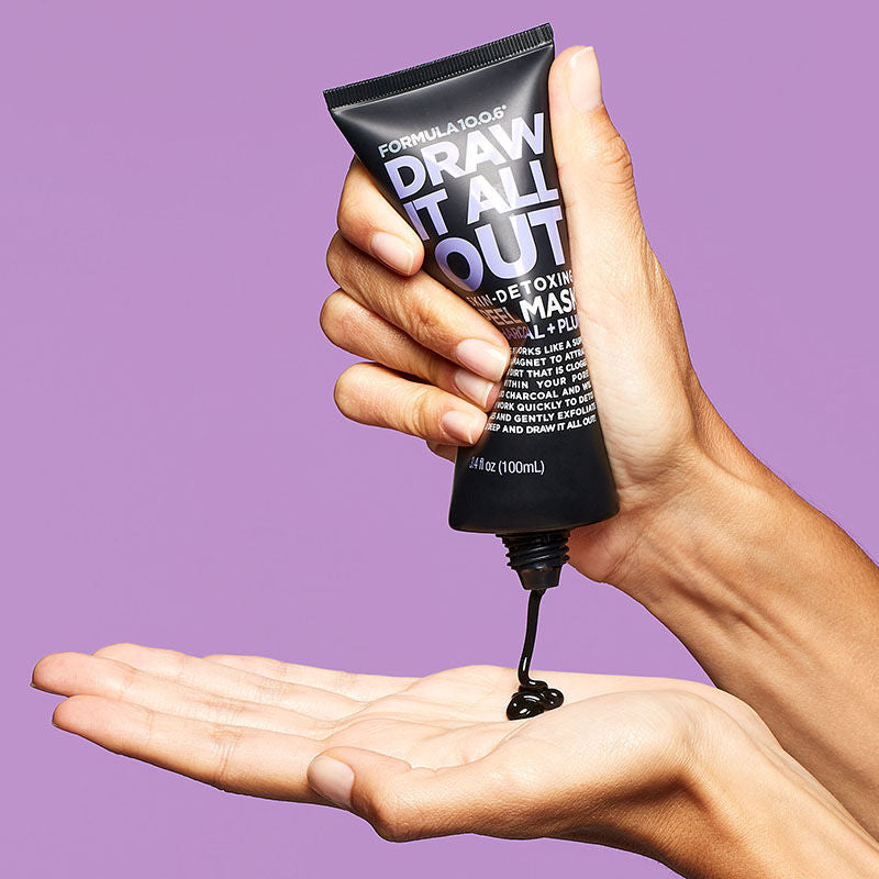FORMULA 10.0.6 Draw It All Out Skin-Detoxing Peel Mask With Charcoal + Plum