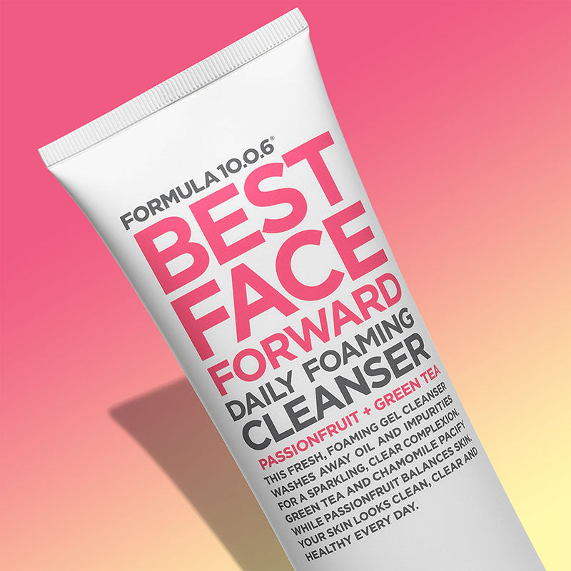 FORMULA 10.0.6 Best Face Forward Daily Foaming Cleanser With Passionfruit + Green Tea