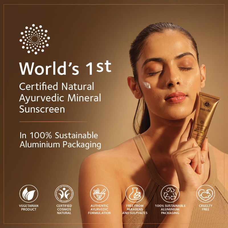SoulTree Anshumali Elixir Ayurvedic Sunscreen SPF 50 PA+++