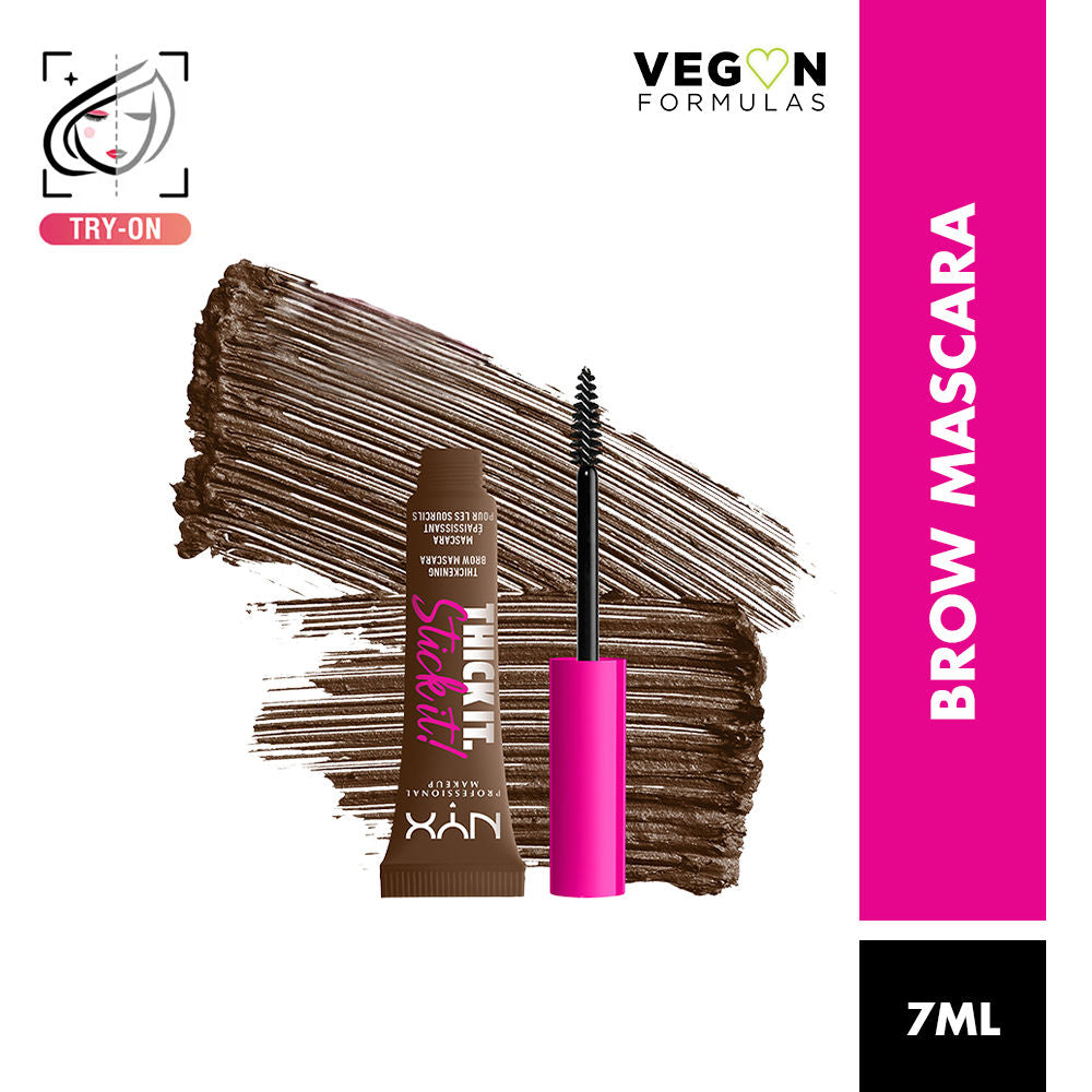 NYX Professional Makeup Thick It Stick It Brow Mascara - Brunette