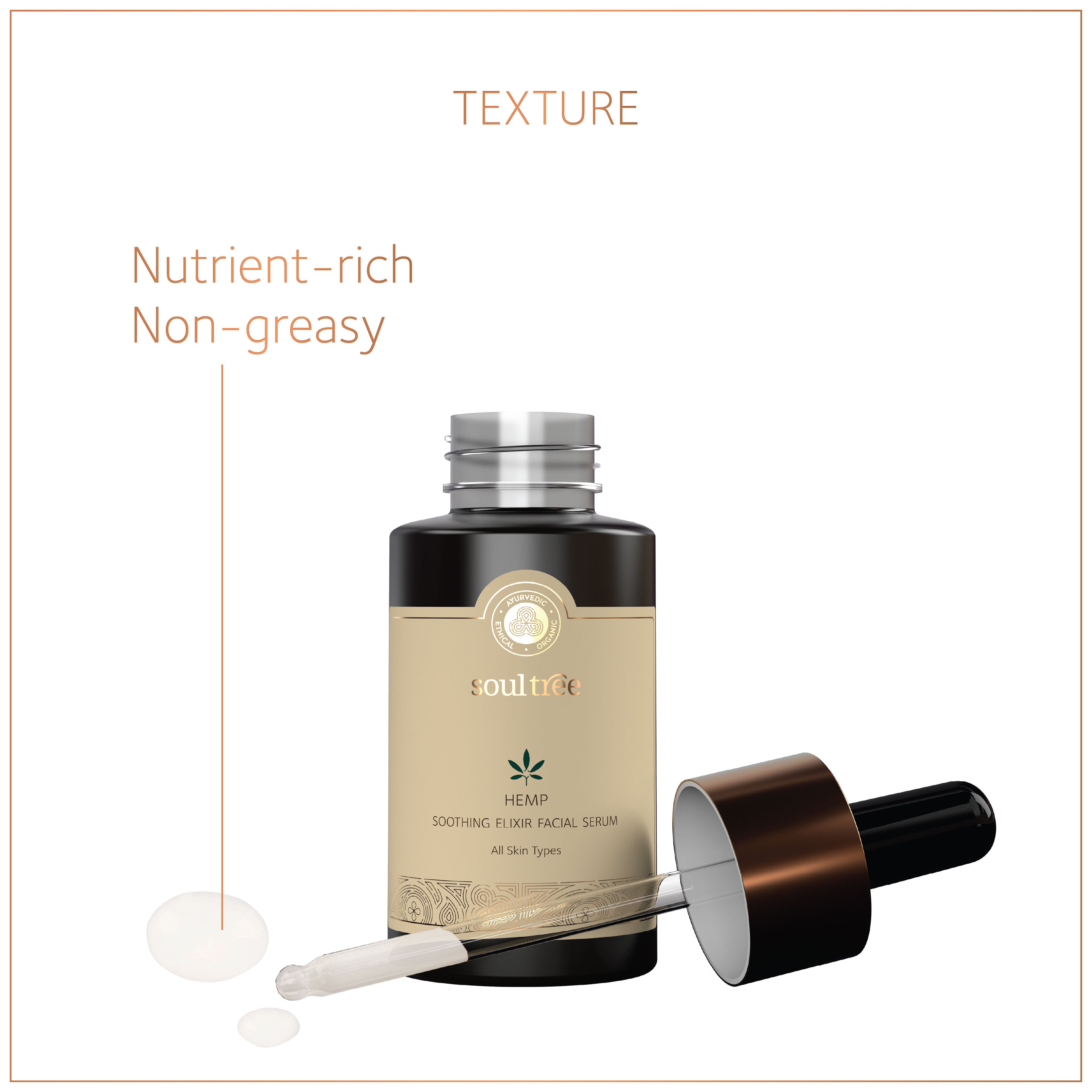 SoulTree Hemp Soothing Elixir Facial Serum