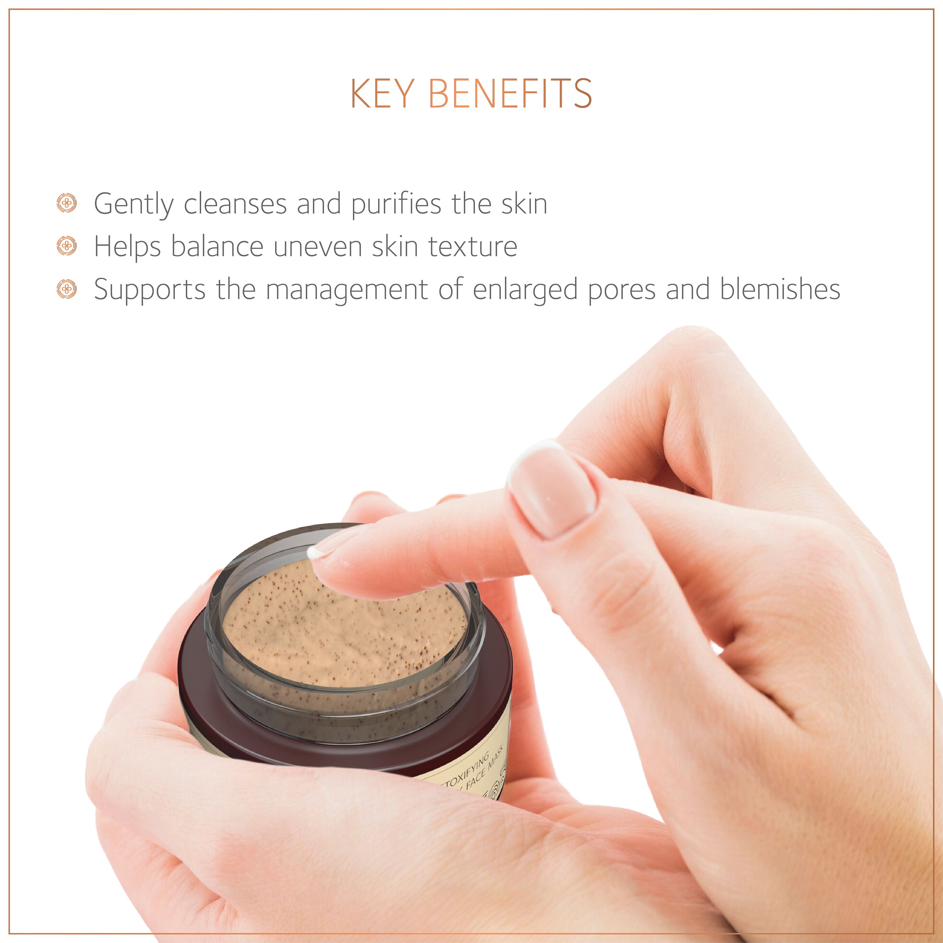 SoulTree Hemp Skin Detoxifying Ayurvedic Clay Face Mask