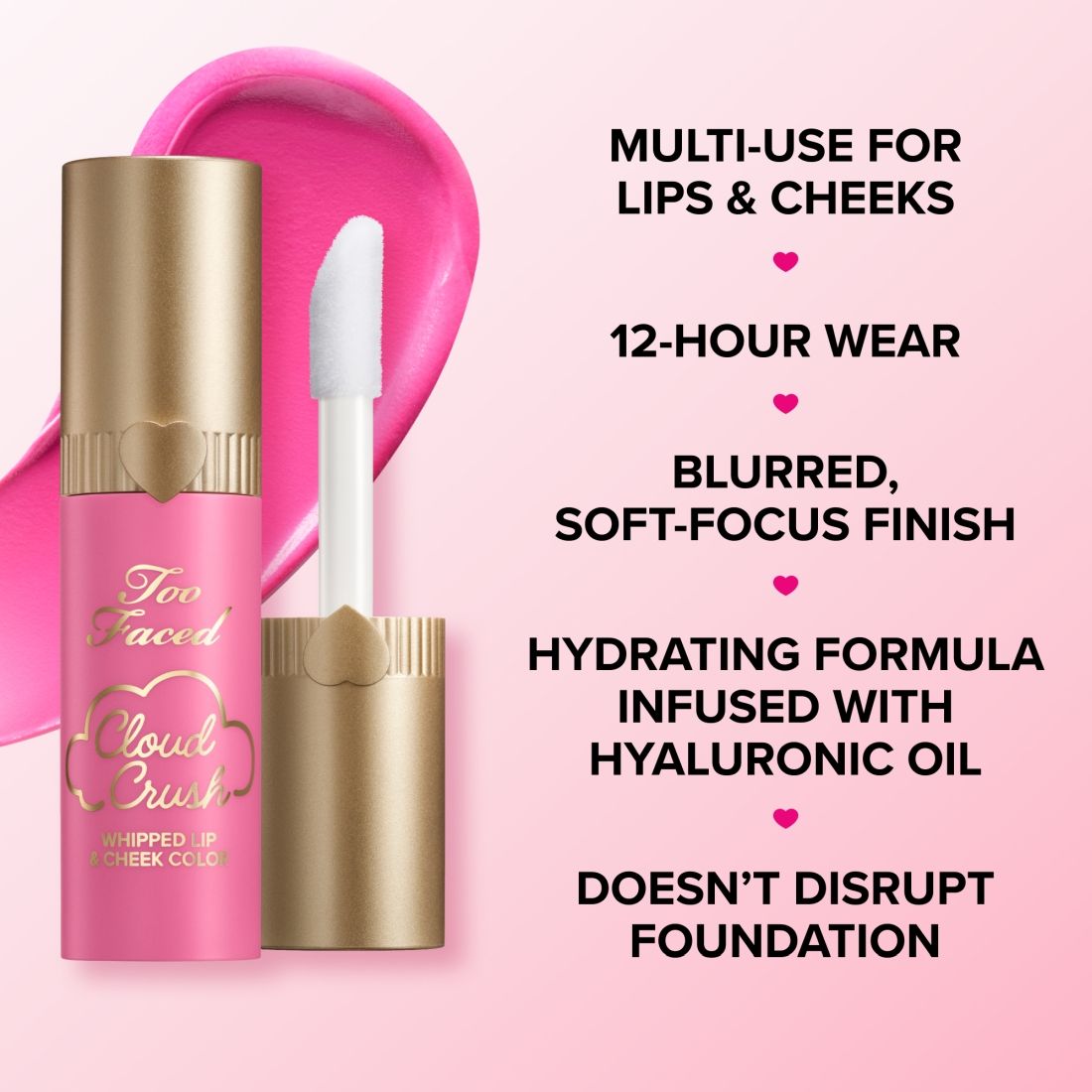 Too Faced Cloud Crushed Whipped Peach Lip & Cheek Color