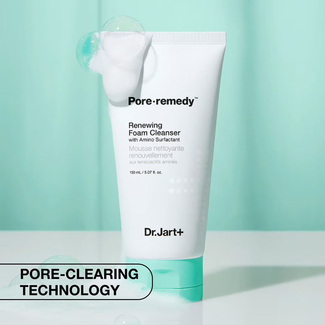 Dr.Jart+ Pore Remedy Renewing Foam Cleanser – Deep Cleansing Face Wash For Pores