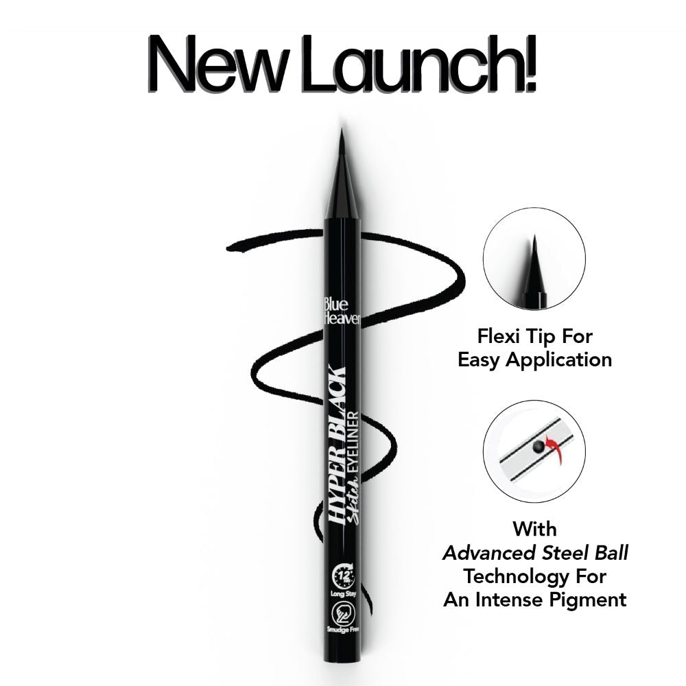 Blue Heaven Hyper Black Sketch Eyeliner Pen