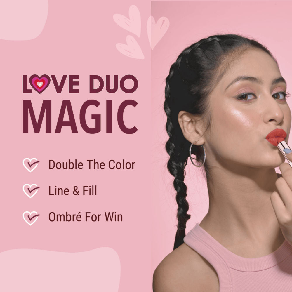 Blue Heaven Love Duo 2 In 1 Dual Sided Lipstick