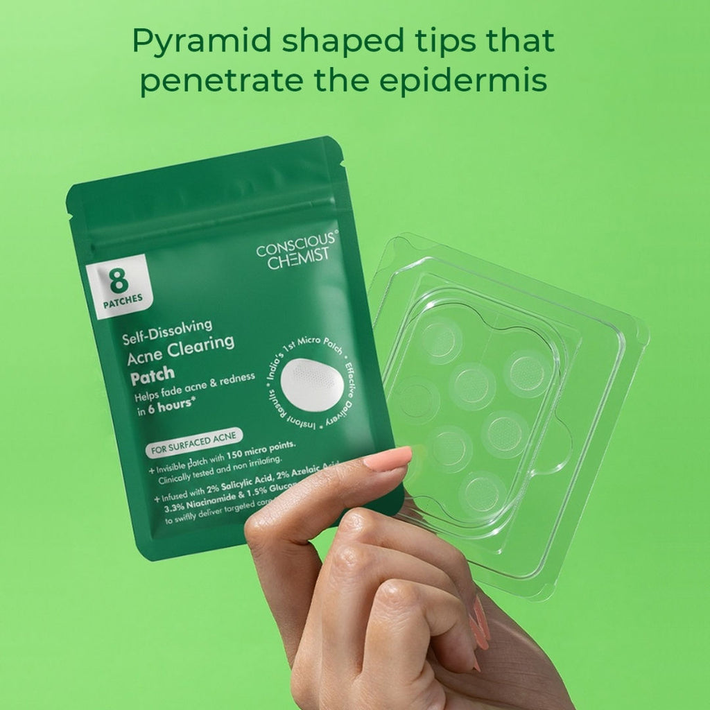 Conscious Chemist Self Dissolving Microneedle Acne Patches