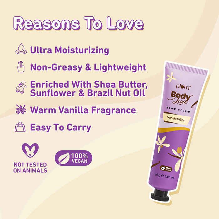 Plum Bodylovin' Vanilla Caramello Hand Cream