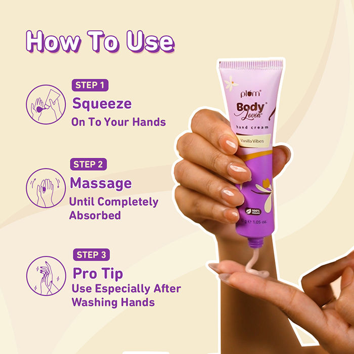 Plum Bodylovin' Vanilla Caramello Hand Cream