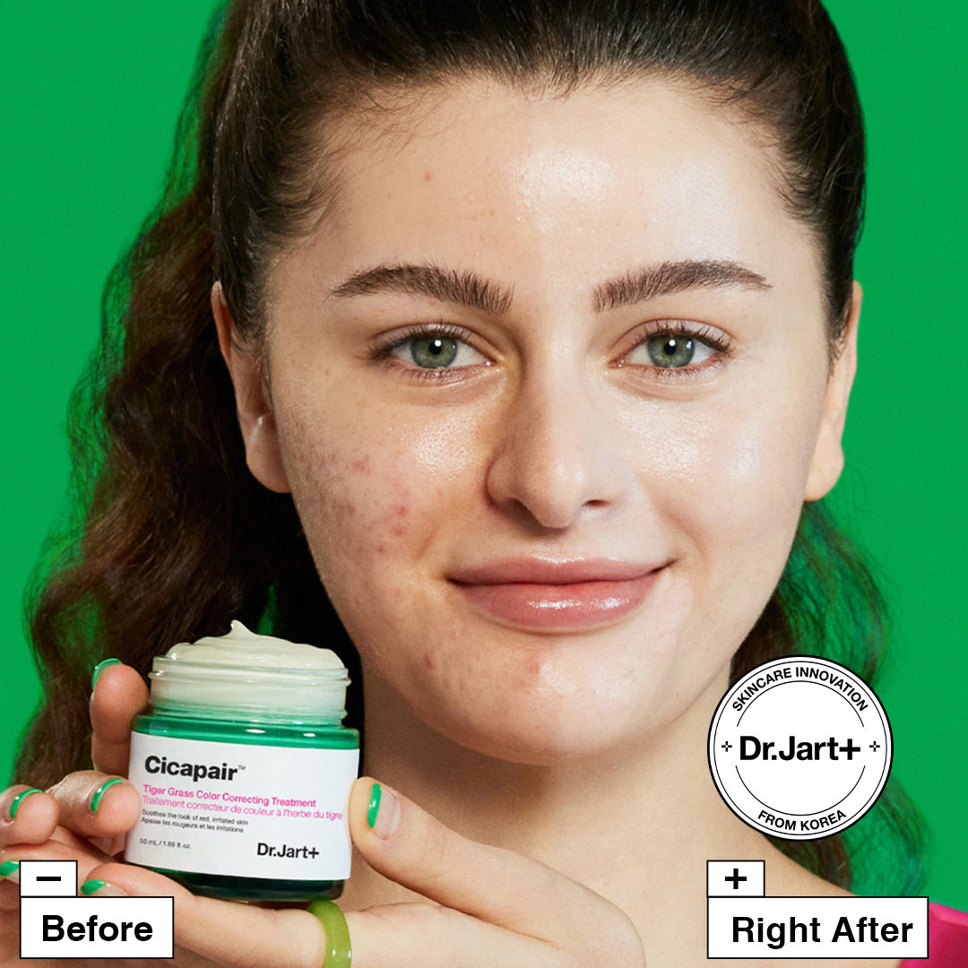 Dr.Jart+ Cicapair Tiger Grass Color Correcting Treatment With Cica Extracts & Niacinamide (Dermatologist Tested)