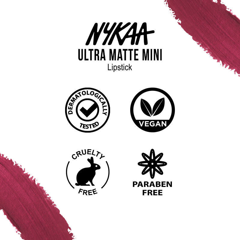 Nykaa Cosmetics Ultra Matte Mini Lipstick