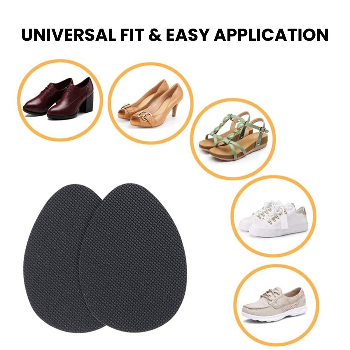Matra Non-slip Shoe Pads Anti-slip Grips Non-skid Adhesive Sole Protector Tape Stickers for Footwear