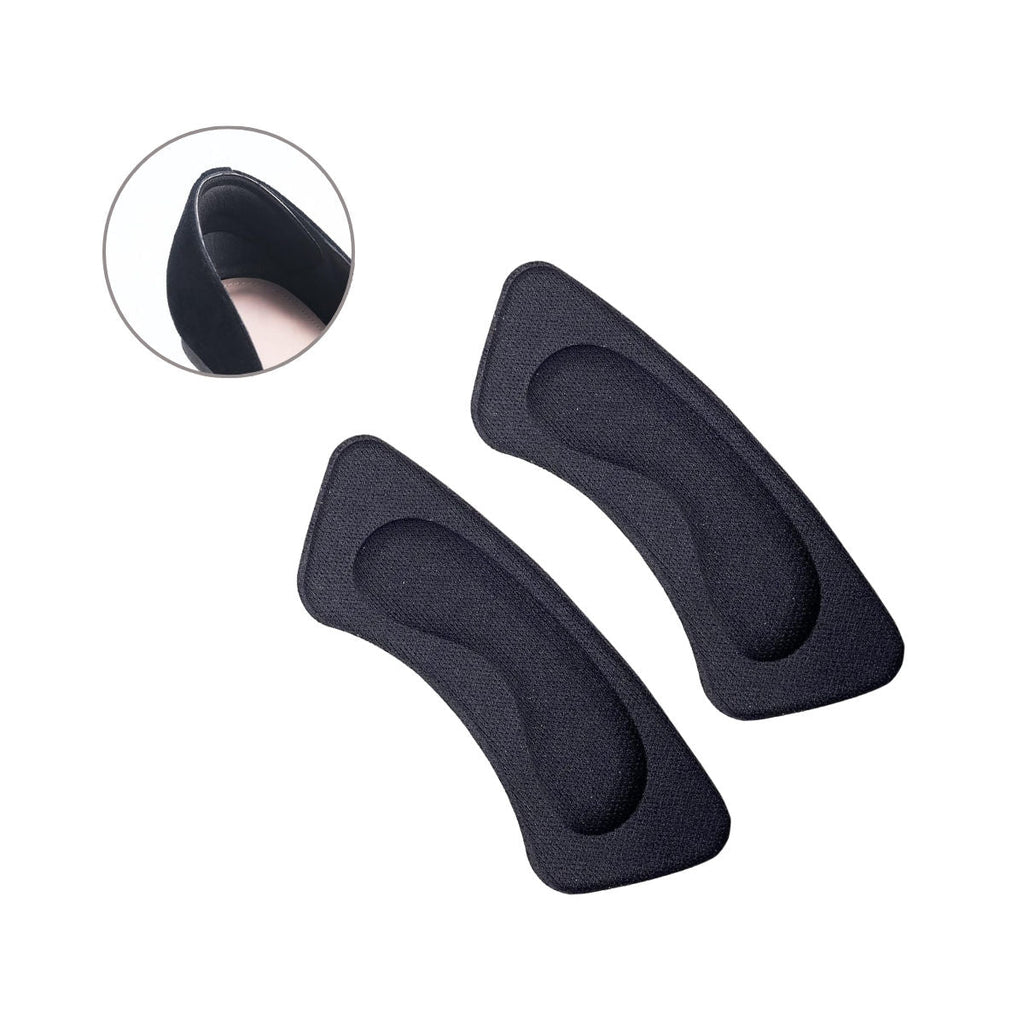 Matra Heel Liners Self-Adhesive Shoe Bite Protector Foam Pads Insole Inserts Cushion Strips in Black