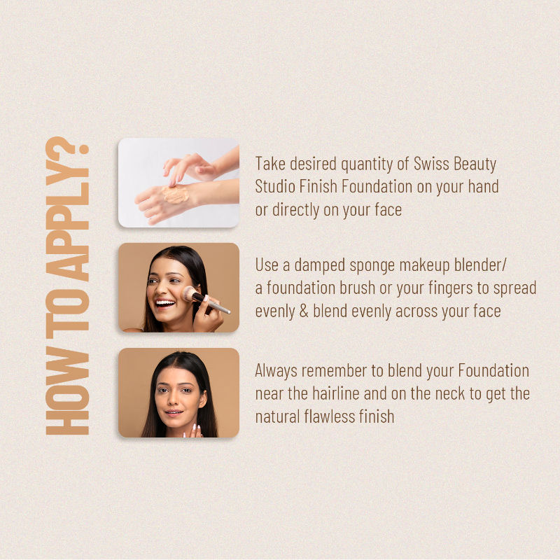 Swiss Beauty Studio Finish Full Coverage Foundation
