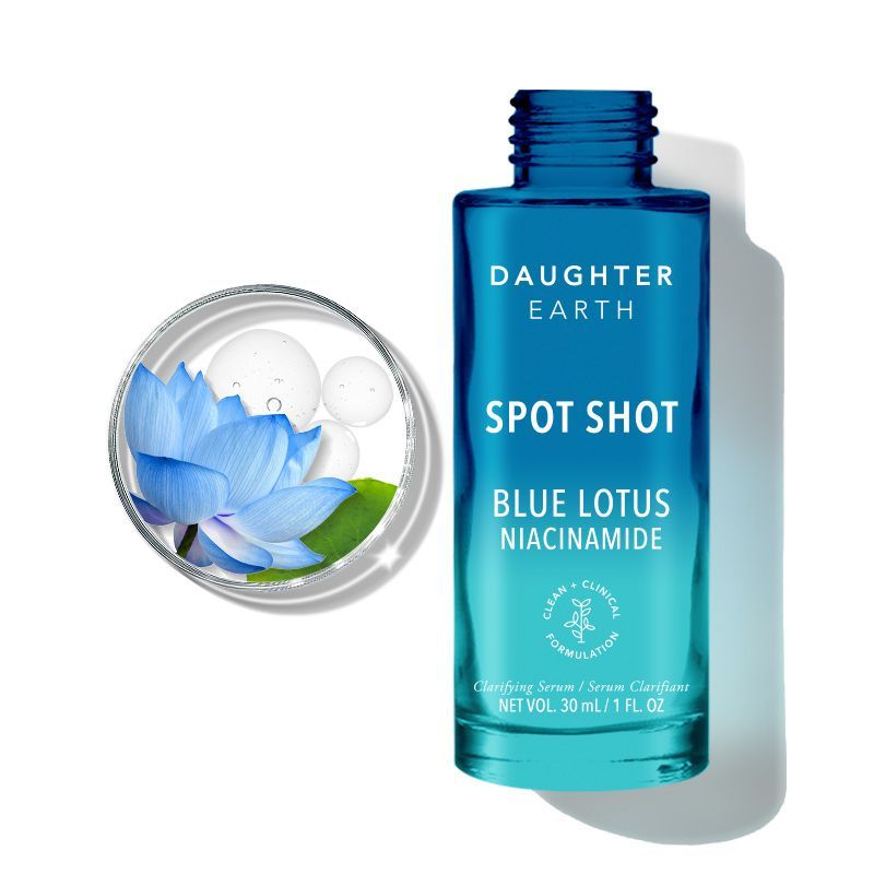 Daughter Earth Spot Shot 10% Niacinamide Serum With Blue Lotus & Ceramides