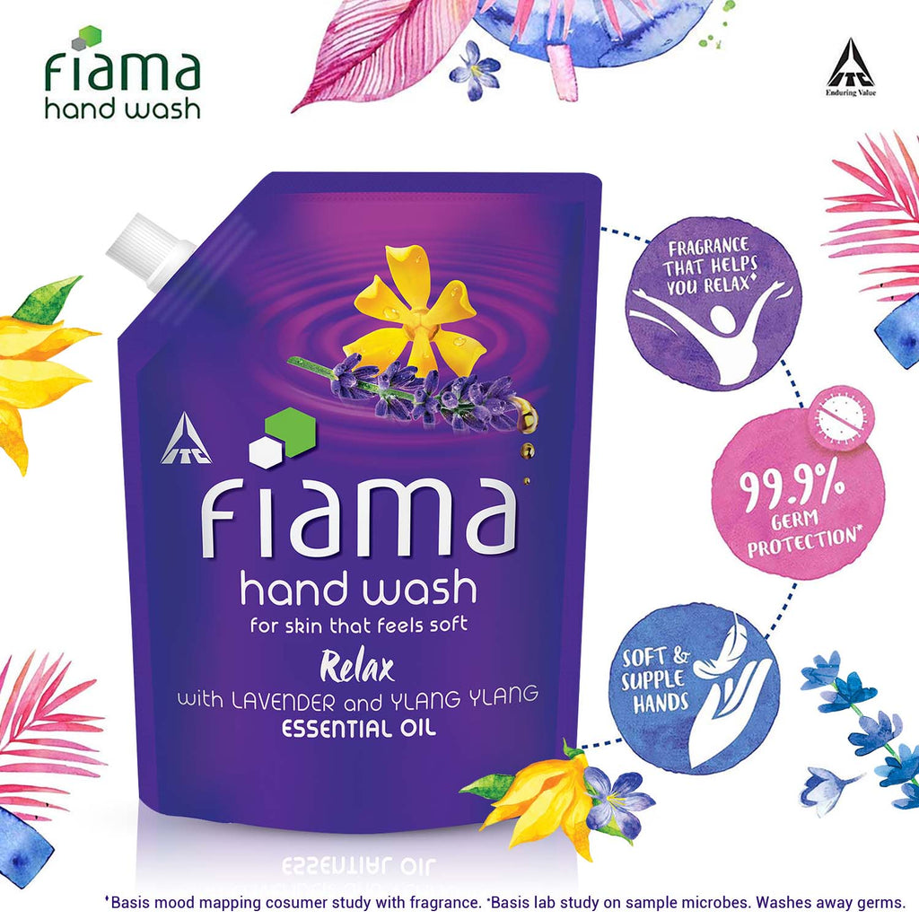 Fiama Relax Moisturising Hand Wash, Lavender and Ylang Ylang