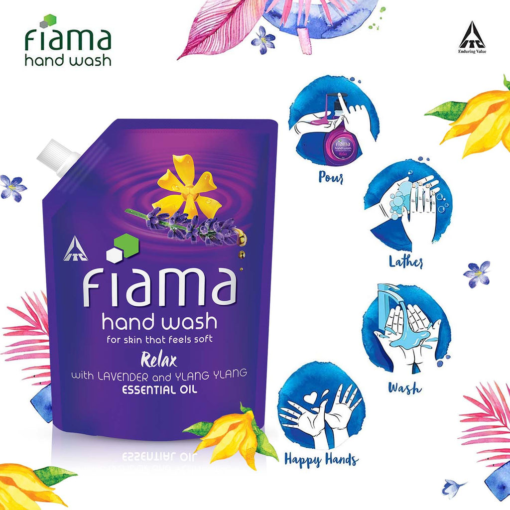 Fiama Relax Moisturising Hand Wash, Lavender and Ylang Ylang