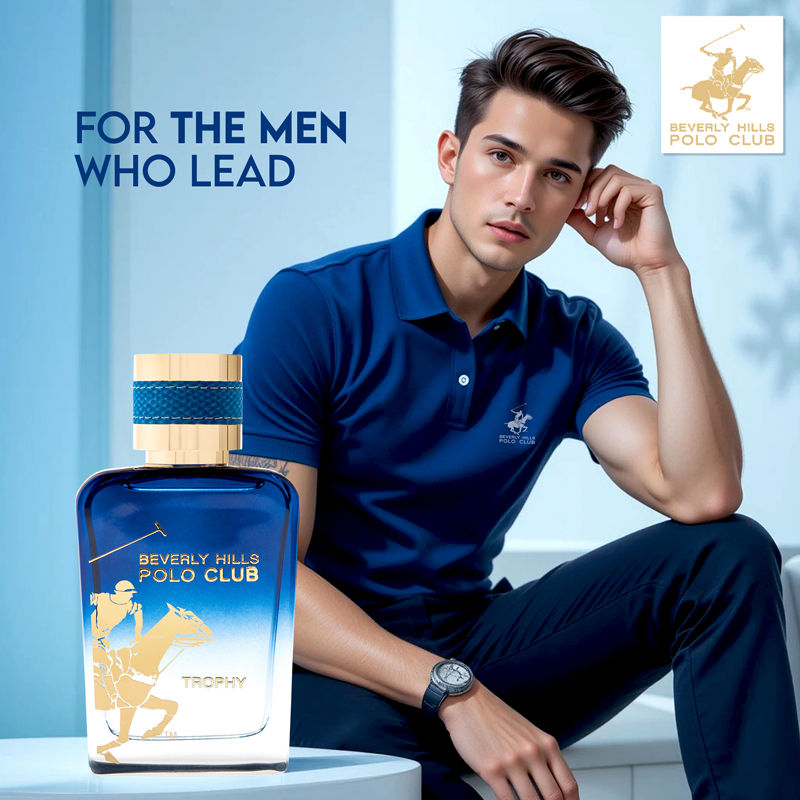 Beverly Hills Polo Club Trophy Long Lasting Eau De Parfum For Men