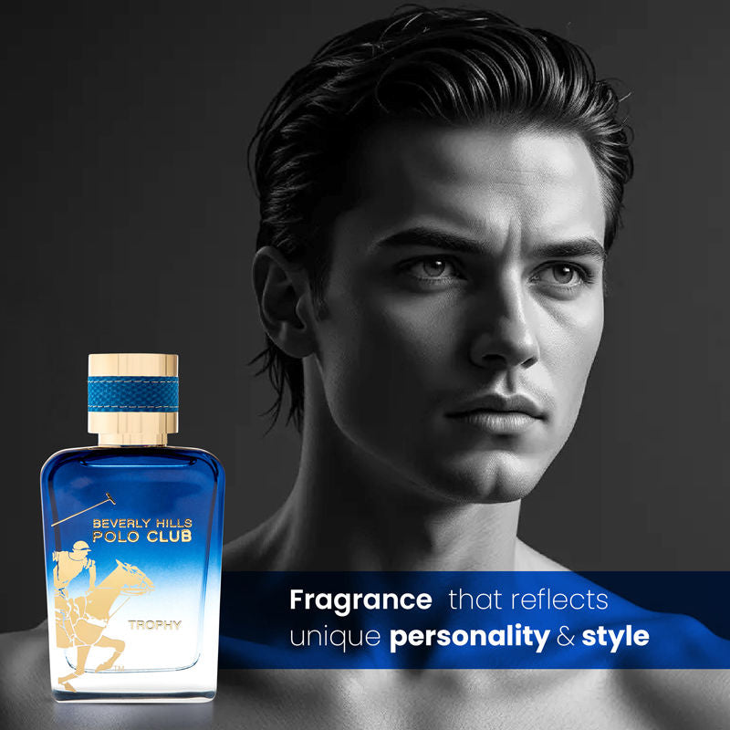 Beverly Hills Polo Club Trophy Long Lasting Eau De Parfum For Men
