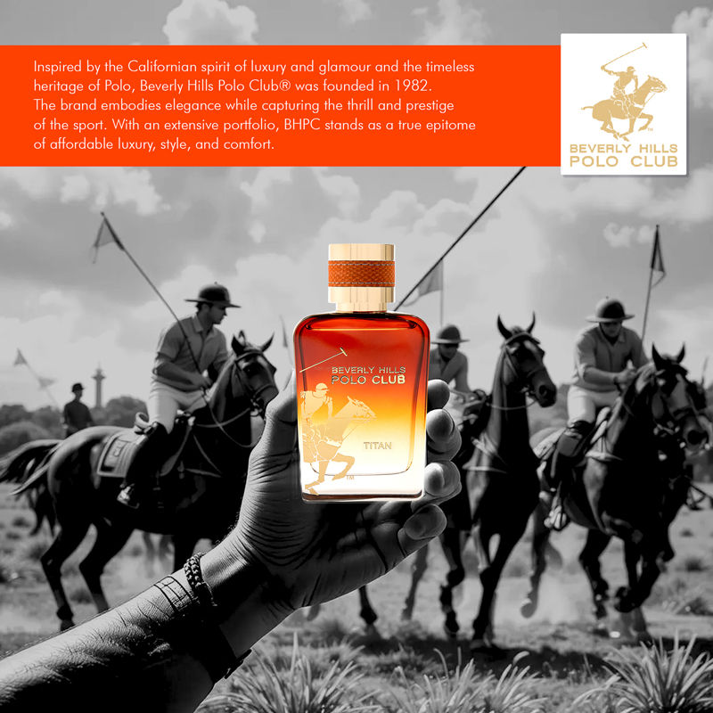 Beverly Hills Polo Club Titan Eau De Parfum Long Lasting EDP For Men