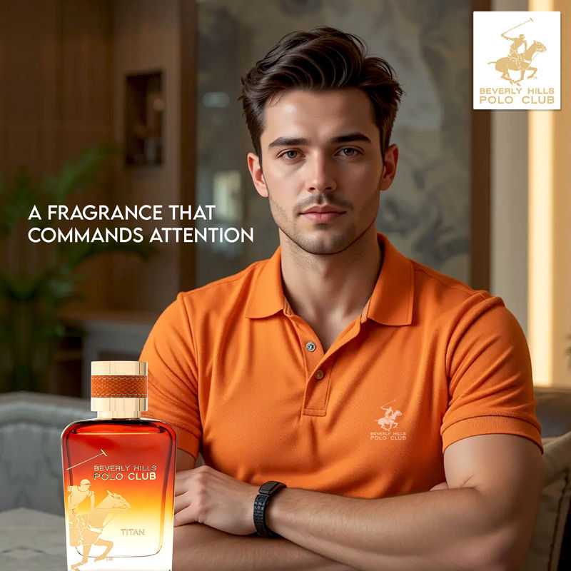 Beverly Hills Polo Club Titan Eau De Parfum Long Lasting EDP For Men