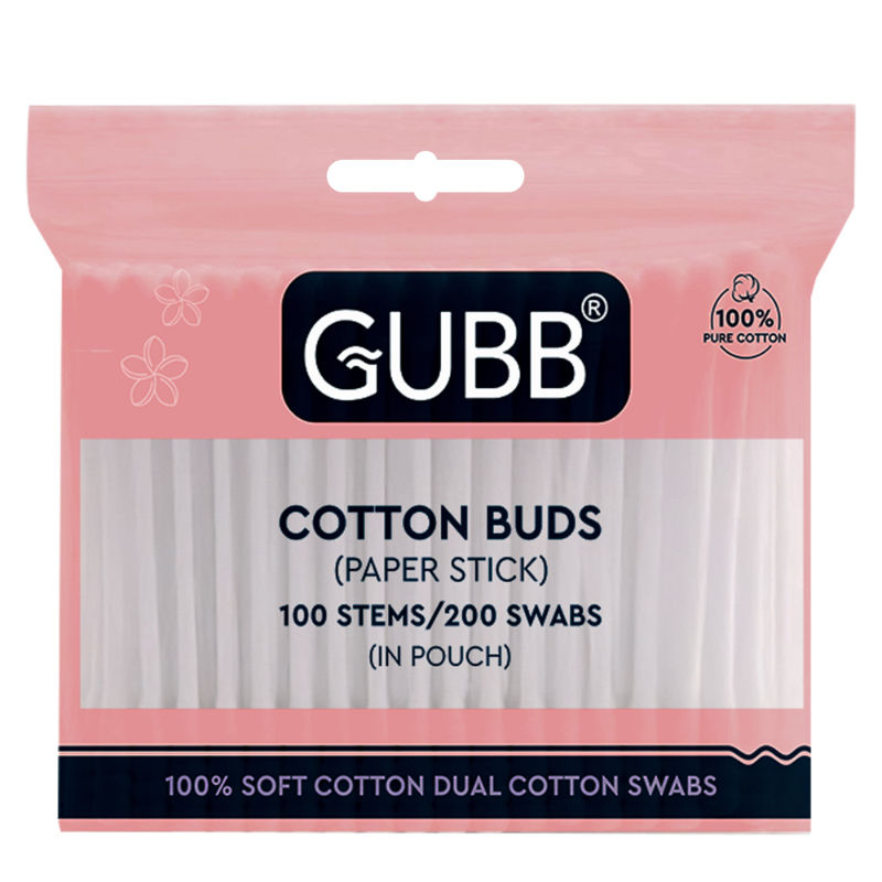 GUBB Paper Stick in Pouch Cotton Buds