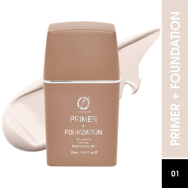 Colors Queen Primer + Foundation for Oil Control Brightening Skin