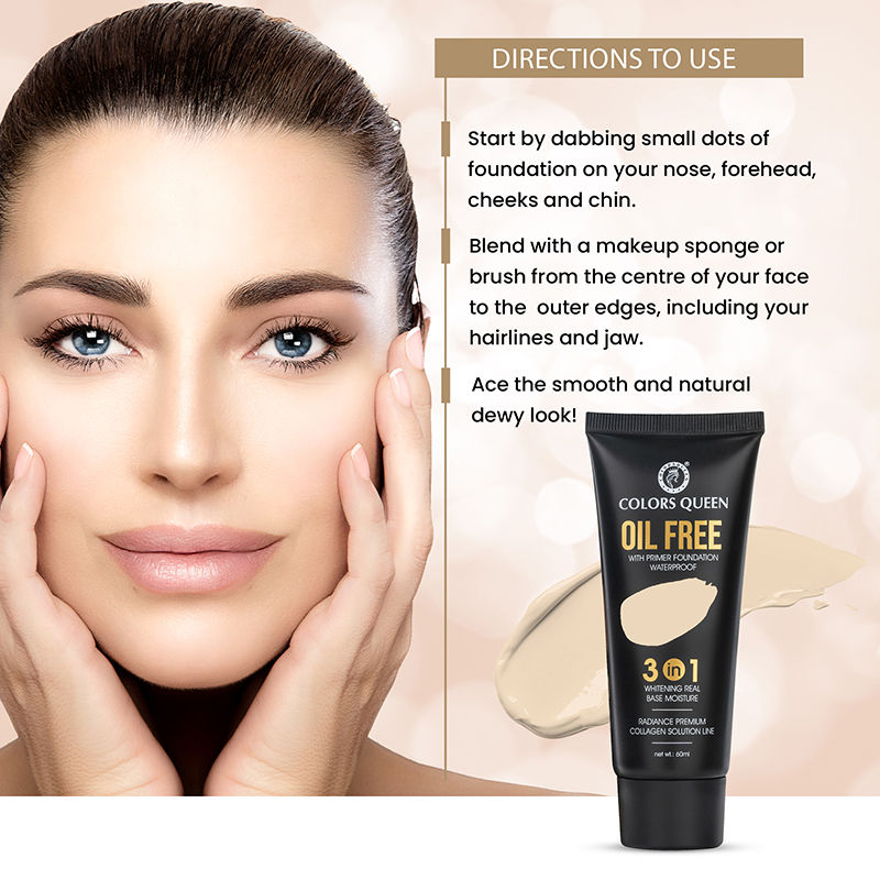 Colors Queen Oil Free Primer Foundation
